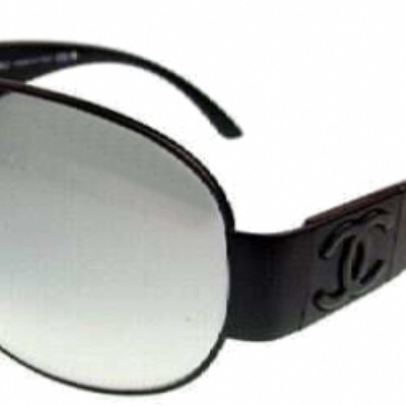 CHANEL Black Aviator Sunglasses 4128 - Picture 3 of 16